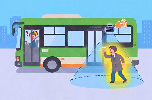 中扉付近での危険検知